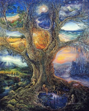 JW tree of other lands Fantasy Oil Paintings